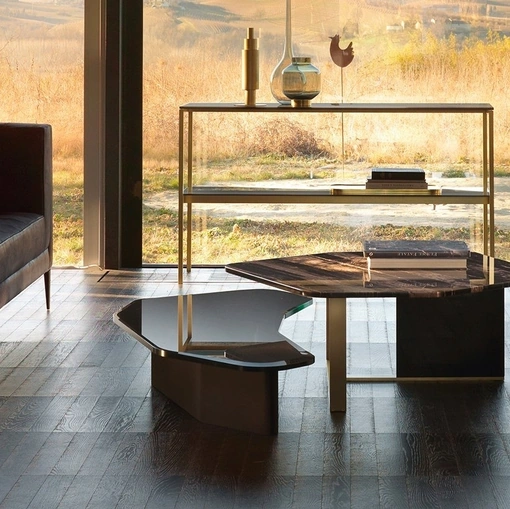 Tavolino in vetro laccato Argo di Daytona Home