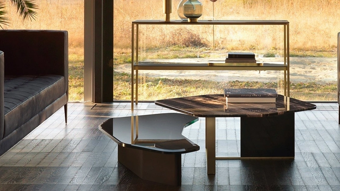 Tavolino in vetro laccato Argo di Daytona Home