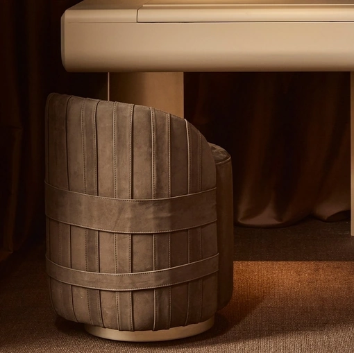 Pouf Ben in pelle di Daytona Home