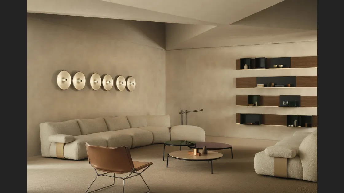 Tavolini Cantle in laccato lucido di MDF Italia