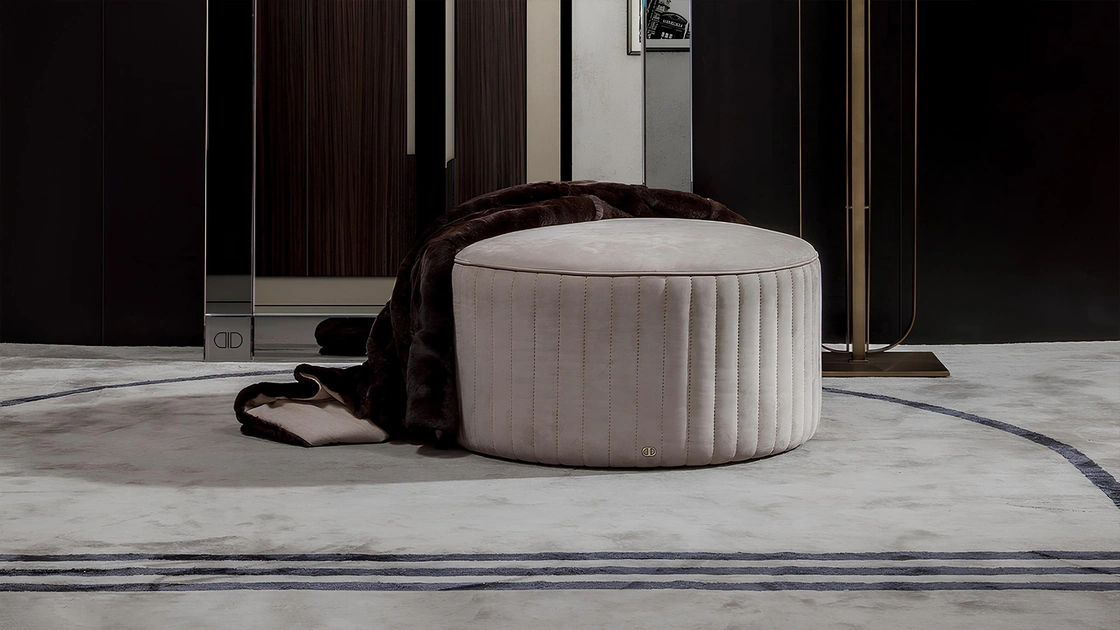 Pouf rotondo Cobra di Daytona Home