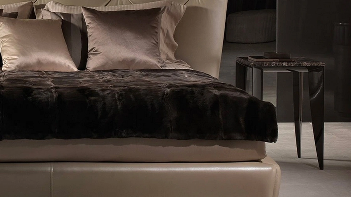 Tavolino Dante in marmo e legno massello di Daytona Home