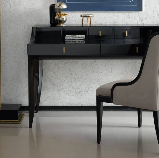 Scrittoio in legno laccato lucido Dante di Daytona Home