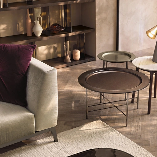 Tavolino tondo En di Fiam