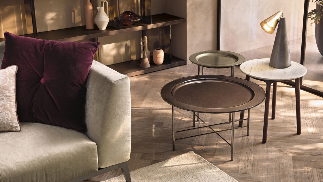 Tavolino tondo En di Fiam