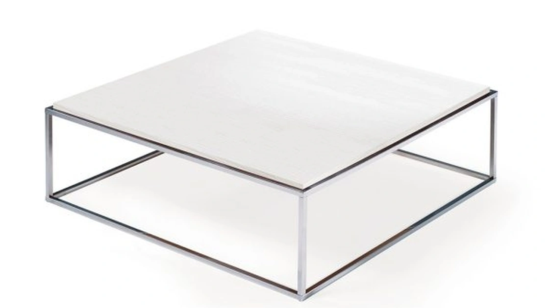 Tavolino in laminato e metallo Layer di Kermes divani