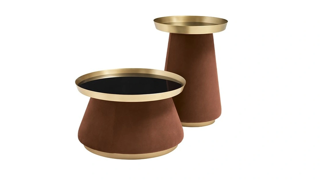 Tavolino con top in vetro laccato Kevin di Daytona Home