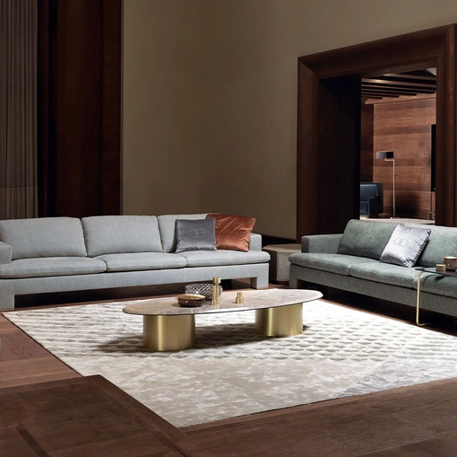 Tappeto taftato a mano con rifiniture manuali Luxor di Daytona Home