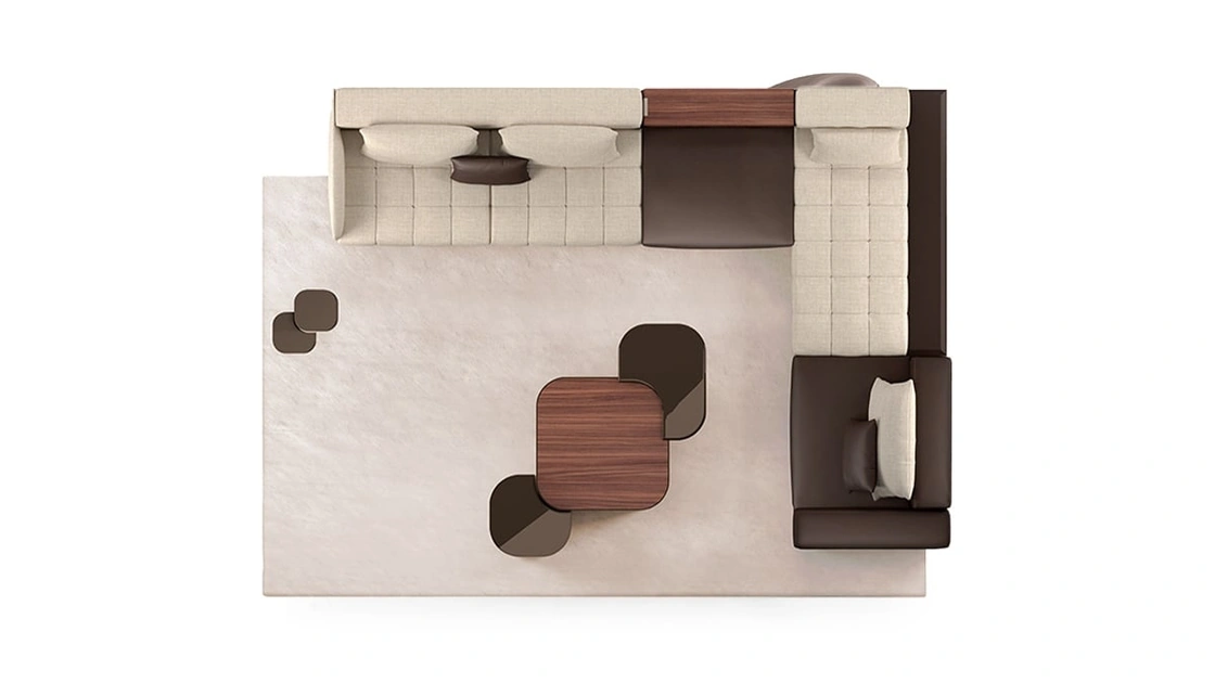 Tavolino Metropole coffee table in legno e vetro laccato di Daytona Home