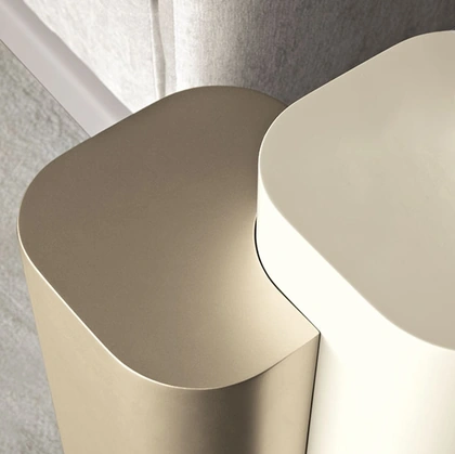 Tavolino Metropole Towers in poliuretano laccato di Daytona Home