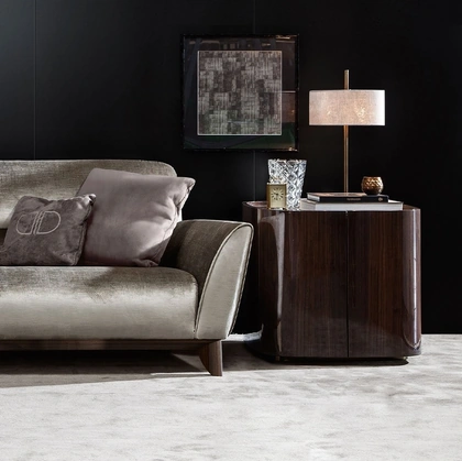 Tavolino con top in marmo Myfair di Daytona Home