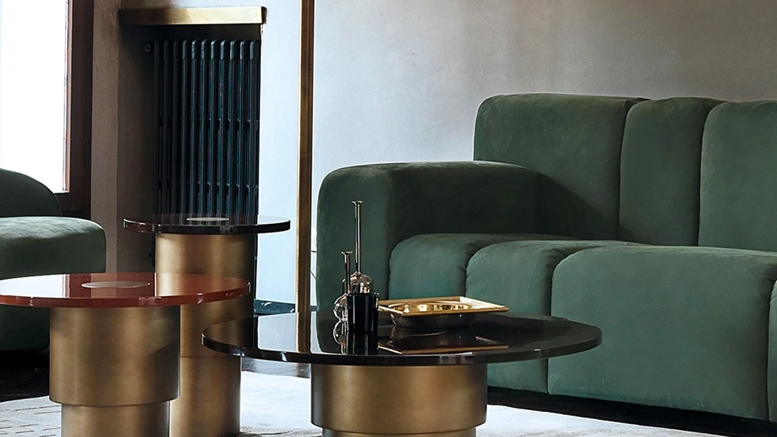 Tavolino Rondò in legno laccato di Daytona Home