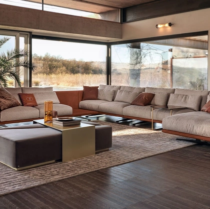 Tappeto Sahara taftato a mano con rifiniture manuali di Daytona Home