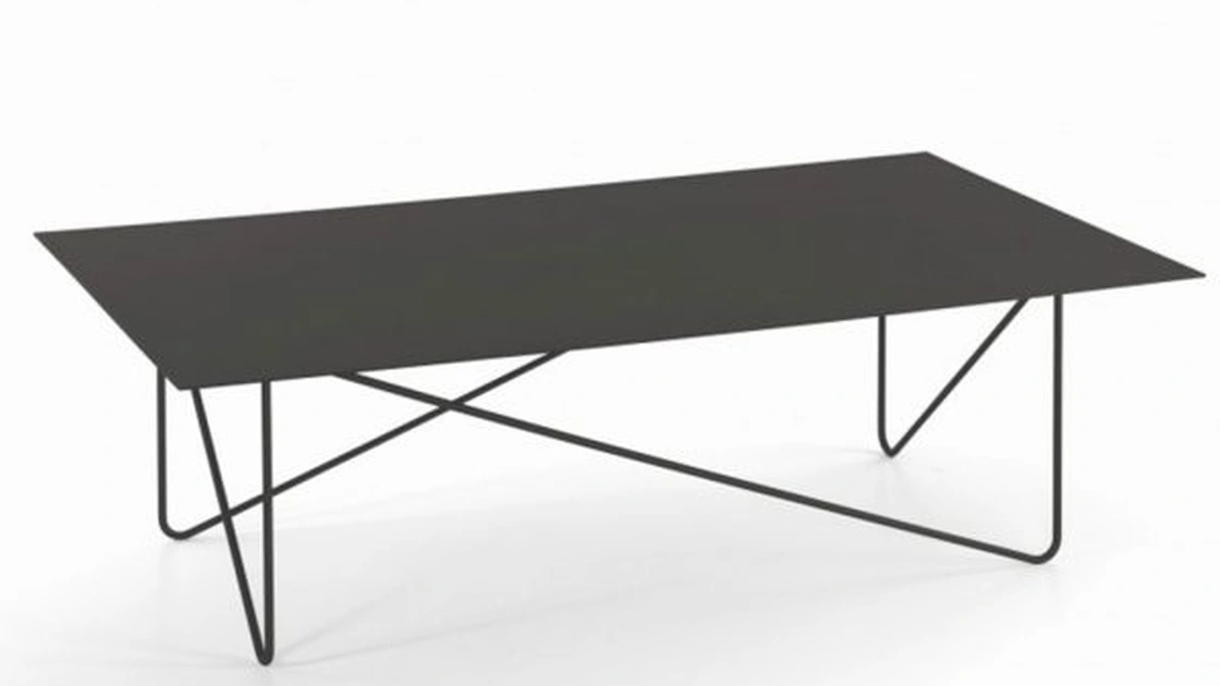 Tavolino Sharp in acciaio di Kermes divani