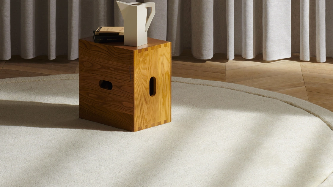 Tavolino in legno Tabouret Cabanon di Cassina