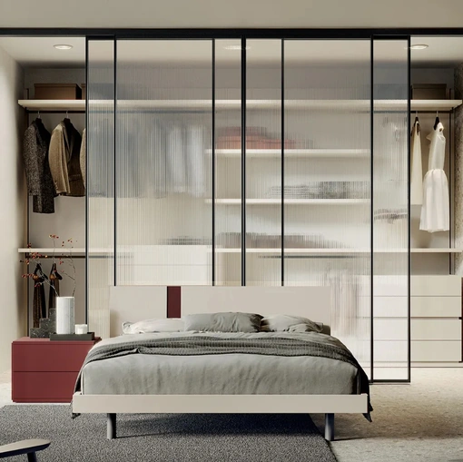 Cabina Armadio laccata Rack System di Dielle Modus