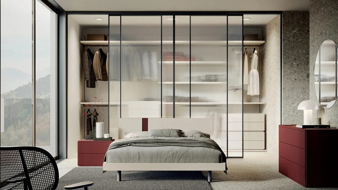 Cabina Armadio laccata Rack System di Dielle Modus