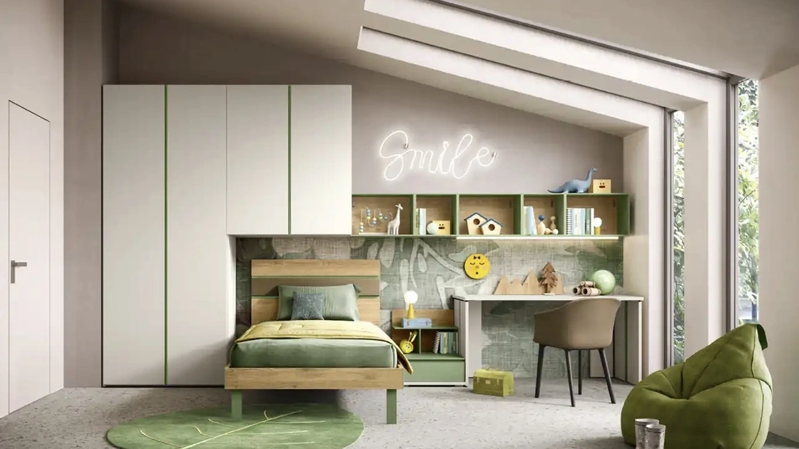 Cameretta a ponte K104 di Moretti Compact Camerette