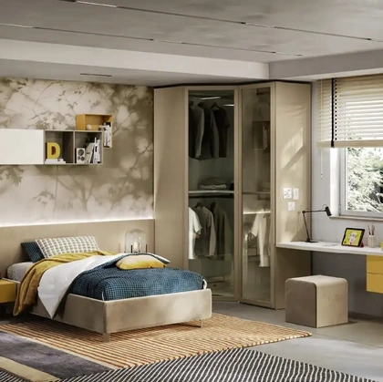 Cameretta per ragazzi Y102 di Moretti Compact Camerette