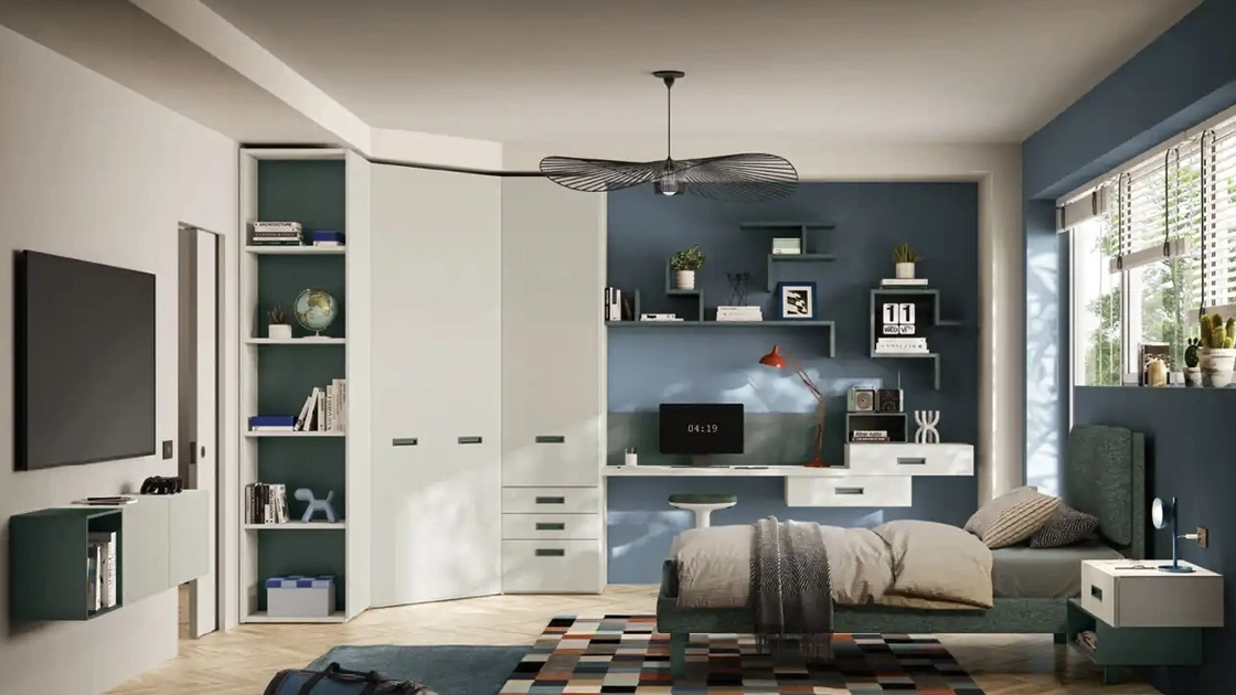 Cameretta componibile Y120 di Moretti Compact Camerette