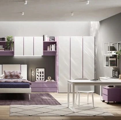 Cameretta a ponte Y121 di Moretti Compact Camerette