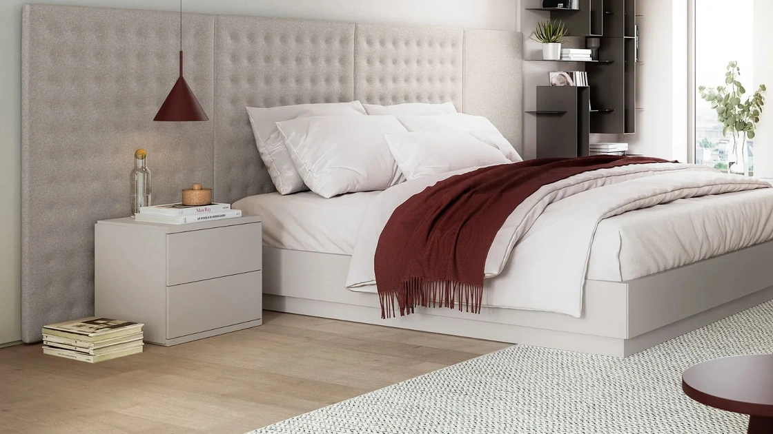 Comodino Layers laccato opaco di Dielle Modus