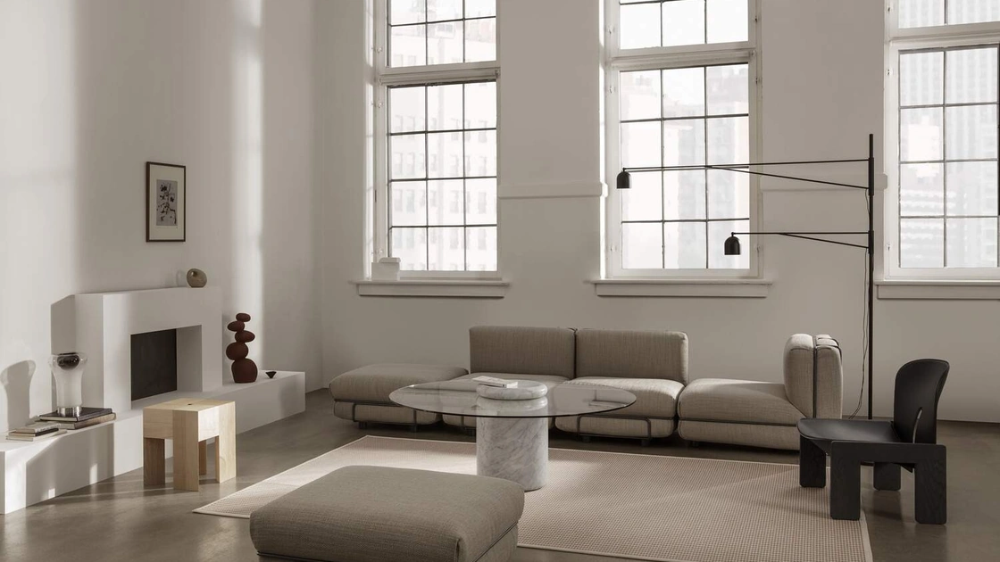 Salotto imbottito GB Lounge di Cassina