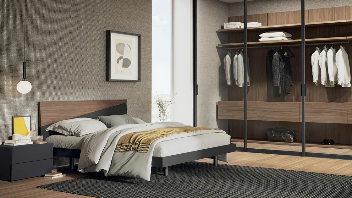 Letto con testiera Atena di Dielle Modus