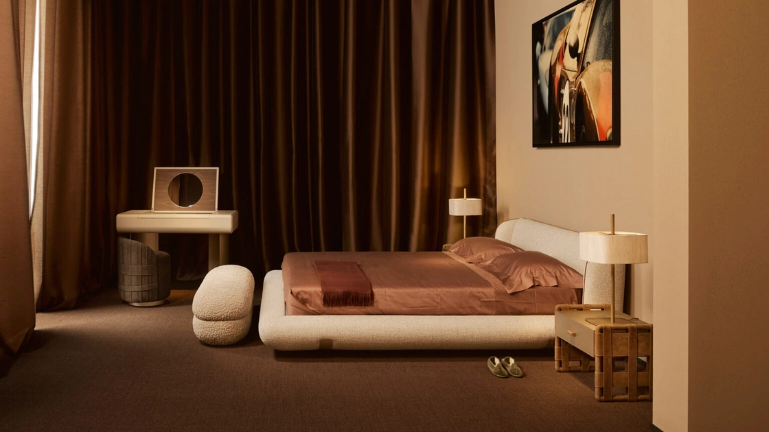 Letto imbottito Colin di Daytona Home