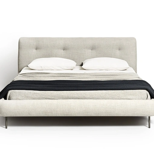 Letto imbottito Imera di De Padova