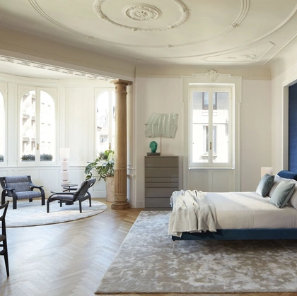 Letto imbottito Moov di Cassina