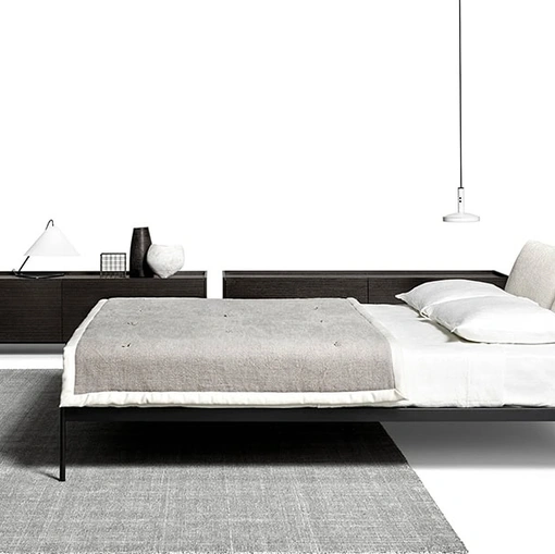 Letto imbottito Étiquette di De Padova