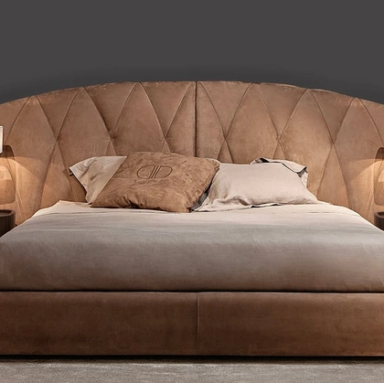 Letto Ulisse con testiera trapuntata di Daytona Home