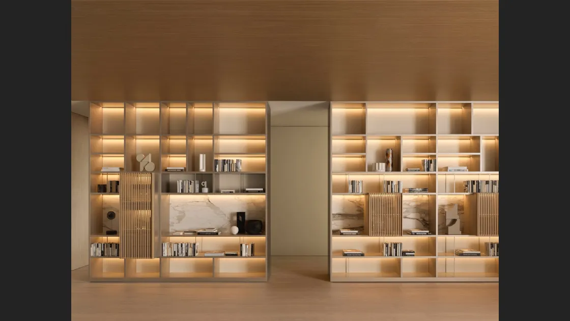 Libreria componibile 505 UP SYSTEM 01 di Molteni & C