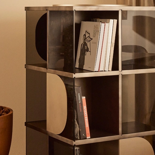 Libreria Devlin in MDF finitura oxyd paint di Daytona Home