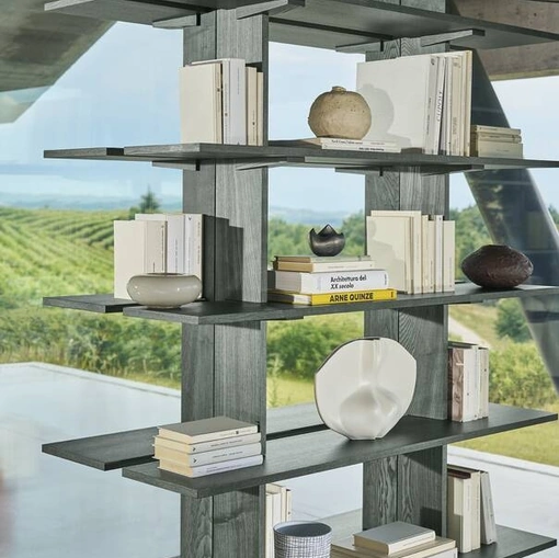 Libreria componibile in legno FF Spine di Cassina