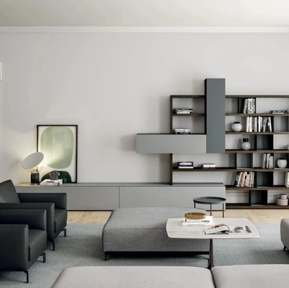 Libreria modulare Line Up 06 di Dielle Modus