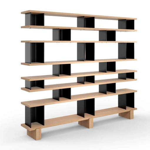 Libreria Nuage à Plots in legno e alluminio di Cassina