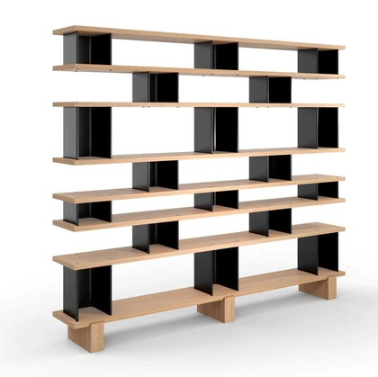 Libreria Nuage à Plots in legno e alluminio di Cassina