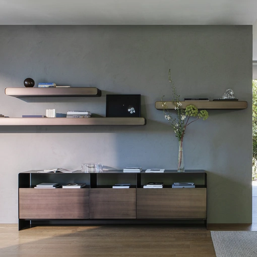 Madia Foglio in legno di Flou