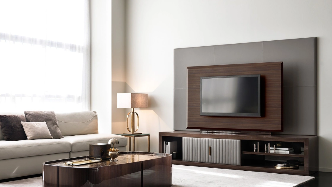 Mobile Porta Tv Hamilton in radica di mirto di Daytona Home