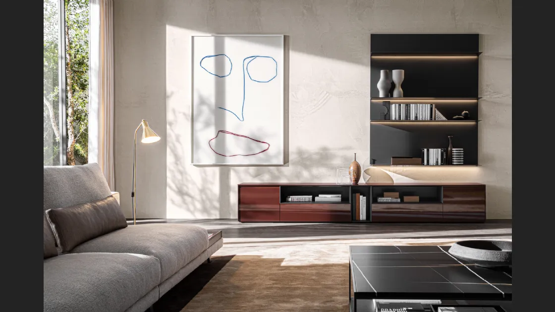 Parete Attrezzata Pass Word Evolution 05 di Molteni & C