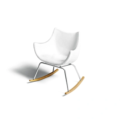 Poltroncina a dondolo Basket di De Padova