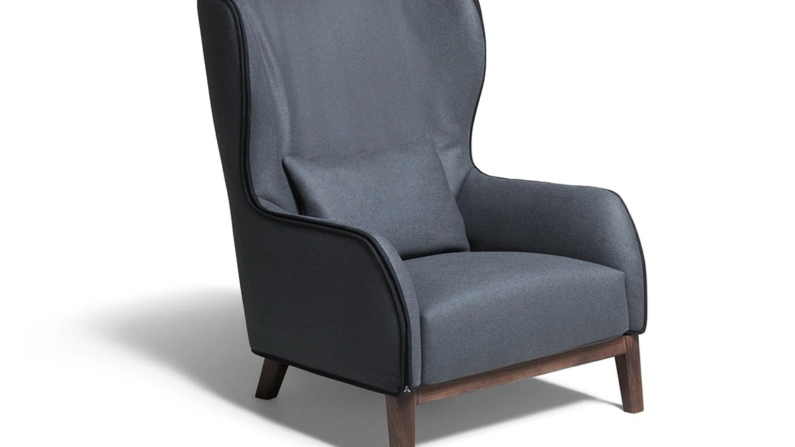 Poltrona in tessuto Bergère 19 di De Padova