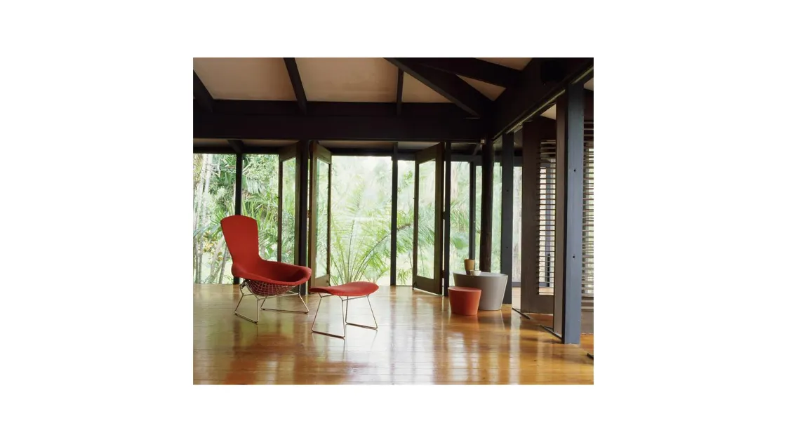 Poltrona Bertoia High Back Chair di Knoll