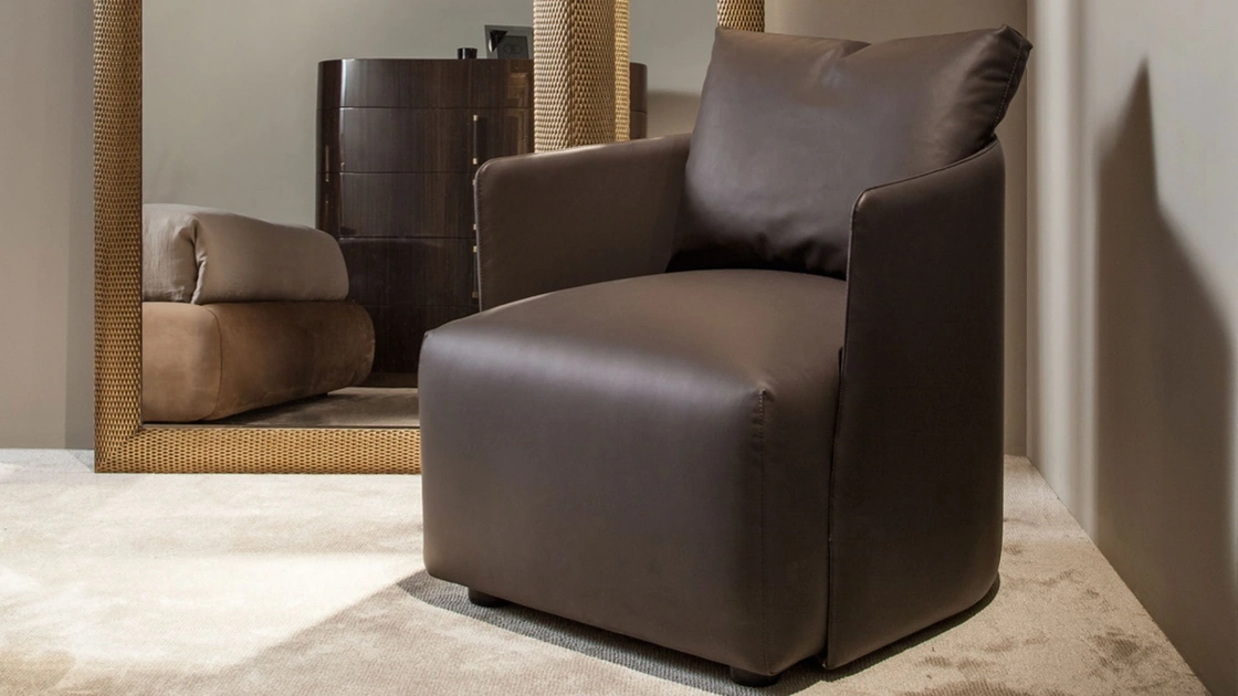 Poltroncina in pelle Betty di Daytona Home