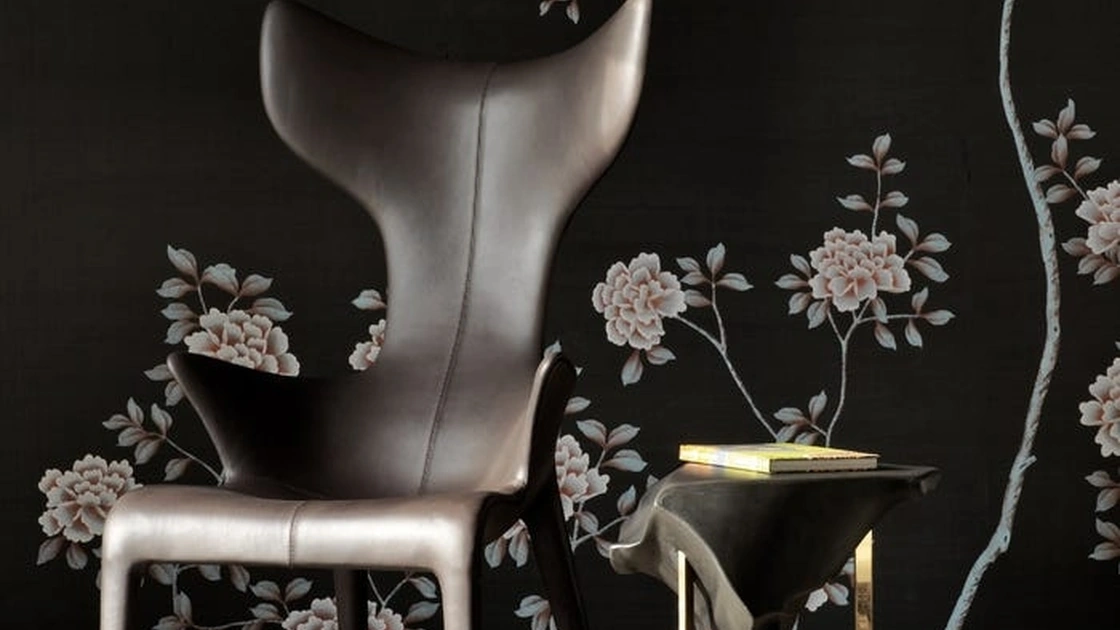 Poltrona in pelle Lou Read di Driade