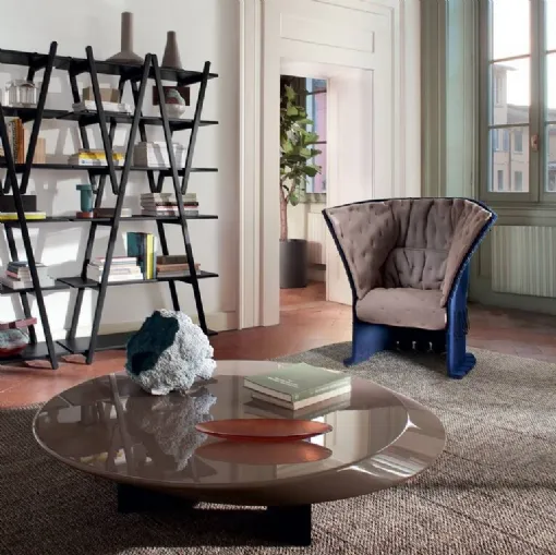 Poltrona di design Feltri interamente realizzata in feltro di Cassina