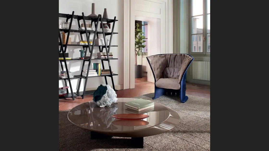 Poltrona di design Feltri interamente realizzata in feltro di Cassina