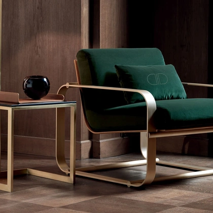 Poltrona in tessuto Giza di Daytona Home